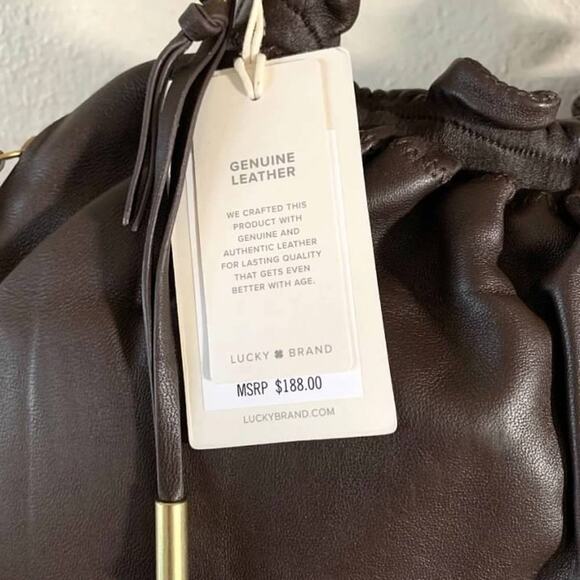 Lucky Brand Brown Leather Hobo Bag - Picture 7 of 7